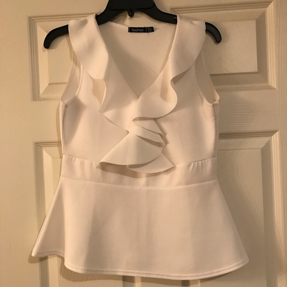 Boohoo Tops - White blouse